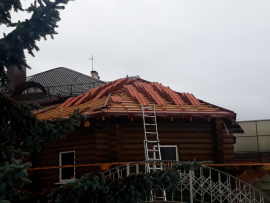 Монтаж натуральной черепицы, п.Михайловка